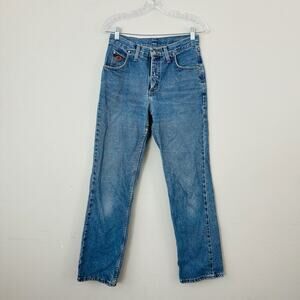 Wrangler 20X WO25XCH Blue Straigh Leg Denim Jeans Women’s Size 6